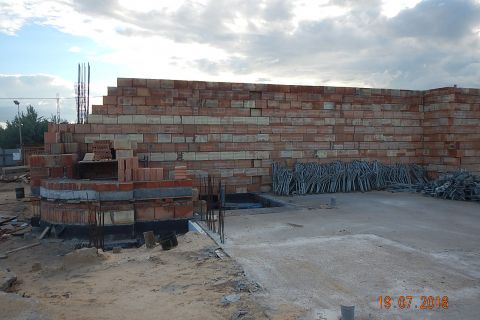 Budowa Kościoła - stan budowy do 31.08.2016 r.